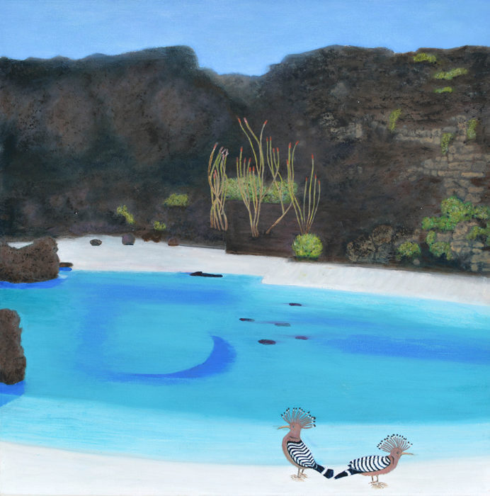 'Painted pool 4' by Patricia Wynn Davies