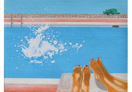 'Painted pool 3' by Patricia Wynn Davies