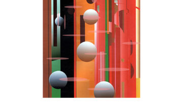 'Abstract with balls' by Patricia Wynn Davies