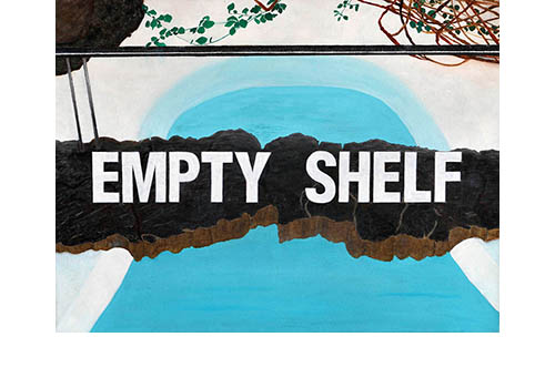'Empty shelf' by Patricia Wynn Davies