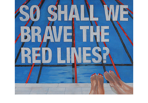 'Red lines' by Patricia Wynn Davies